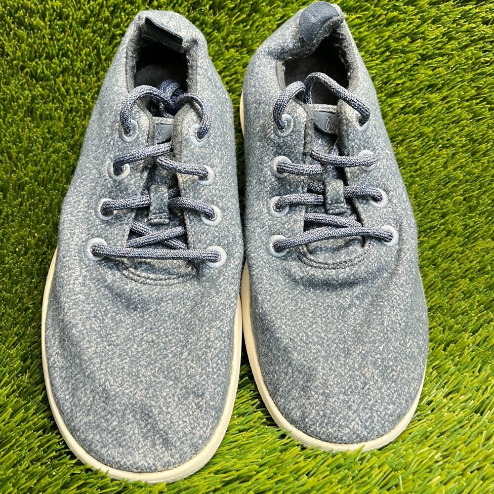 Allbirds Wool Runners Mens Size 10 Blue White Athletic Running Shoes Sneakers - Picture 5 of 10